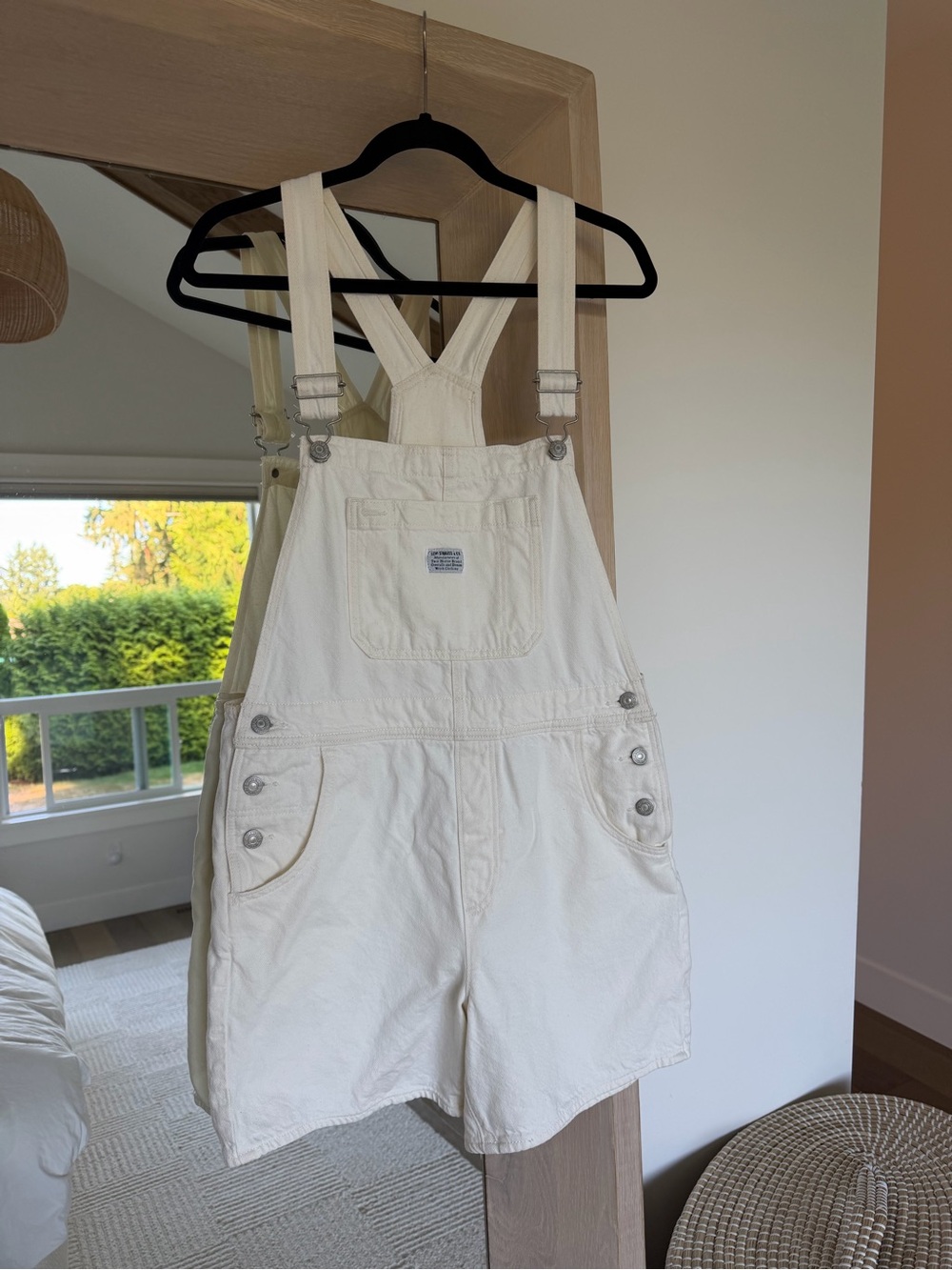 Levi’s Utility Shortalls - truth slip (cream) M